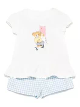 POLO RALPH LAUREN KIDS Комплект шорт Polo Bear (две части), синий