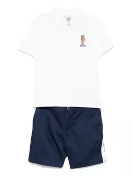 POLO RALPH LAUREN KIDS комплект шорт Polo Bear, белый