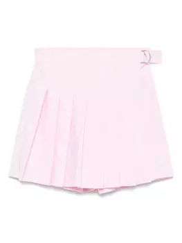 POLO RALPH LAUREN KIDS однотонная юбка-шорты, розовый
