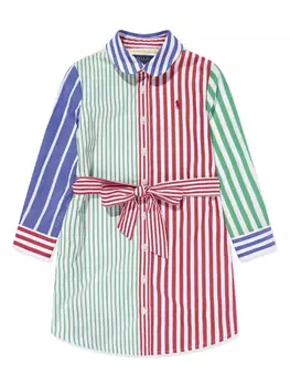POLO RALPH LAUREN KIDS Платье Polo Pony, красный