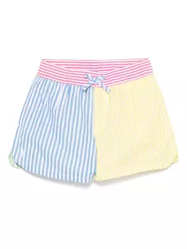 POLO RALPH LAUREN KIDS полосатые шорты, синий