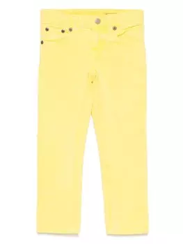 POLO RALPH LAUREN KIDS прямые джинсы, желтый