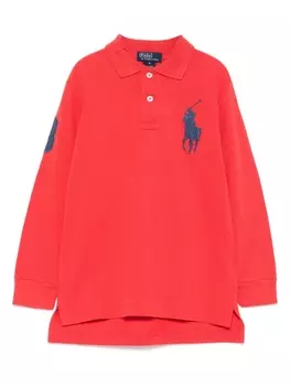 POLO RALPH LAUREN KIDS рубашка поло, красный