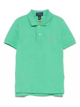 POLO RALPH LAUREN KIDS рубашка поло Polo Pony, зеленый