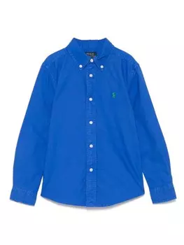 POLO RALPH LAUREN KIDS Рубашка Polo Pony с вышивкой, синий