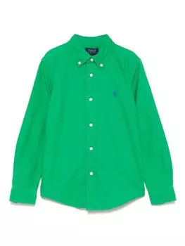 POLO RALPH LAUREN KIDS Рубашка Polo Pony с вышивкой, зеленый