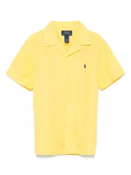 POLO RALPH LAUREN KIDS Рубашка Polo Pony с вышивкой, желтый