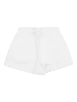 POLO RALPH LAUREN KIDS шорты с вышивкой Polo Pony, белый
