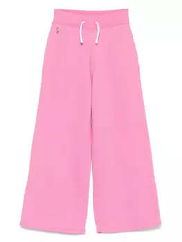 POLO RALPH LAUREN KIDS спортивные брюки с кулиской, розовый
