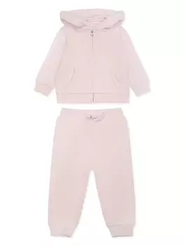 POLO RALPH LAUREN KIDS спортивный костюм с капюшоном, розовый