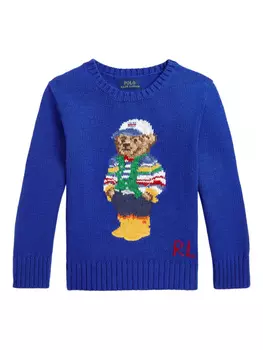 POLO RALPH LAUREN KIDS свитер Polo Bear, синий