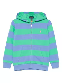 POLO RALPH LAUREN KIDS Толстовка с капюшоном Polo Pony с вышивкой, синий