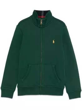 POLO RALPH LAUREN KIDS толстовка с логотипом Polo Pony, зеленый