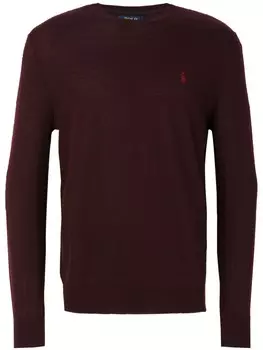 Polo Ralph Lauren классический джемпер с круглым вырезом, красный