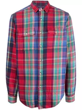 Polo Ralph Lauren клетчатая рубашка с длинными рукавами, красный