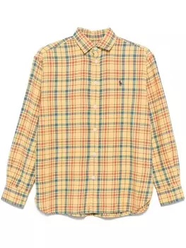Polo Ralph Lauren клетчатая рубашка, желтый