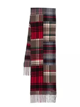Polo Ralph Lauren клетчатый шарф, коричневый