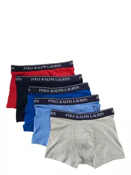 Polo Ralph Lauren комплект из пяти боксеров с логотипом, мультиколор