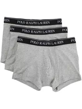 Polo Ralph Lauren комплект из трех боксеров с логотипом, серый