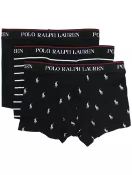 Polo Ralph Lauren комплект из трех боксеров, черный