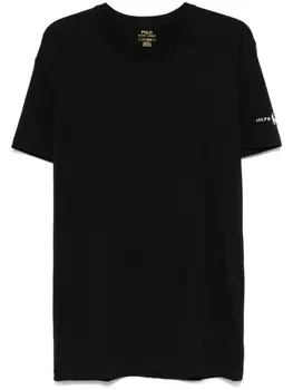 Polo Ralph Lauren комплект из трех футболок с логотипом, черный