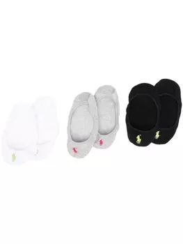 Polo Ralph Lauren комплект из трех пар носков, белый