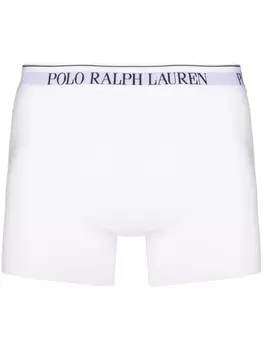 Polo Ralph Lauren комплект из трех трусов с логотипом, белый