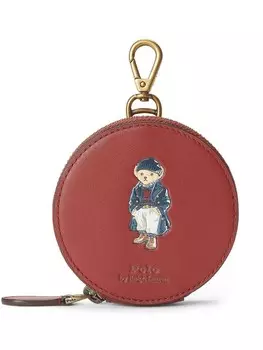 Polo Ralph Lauren кошелек для монет Polo Bear, красный