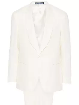 Polo Ralph Lauren костюм с однобортным пиджаком, белый