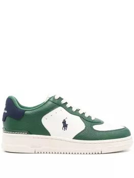 Polo Ralph Lauren кроссовки кожаные Masters, зеленый