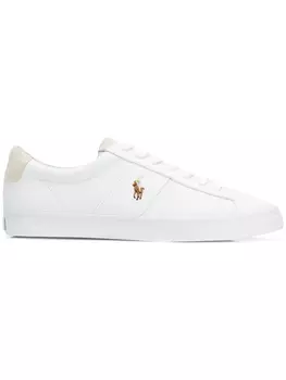 Polo Ralph Lauren кроссовки на шнуровке, белый