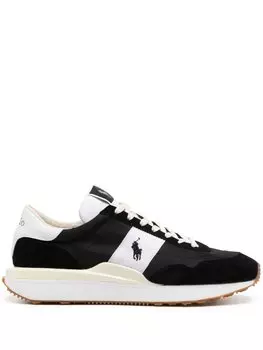 Кроссовки Polo Ralph Lauren With Embroidered Logo, черный/белый