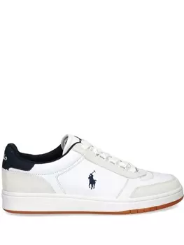 Polo Ralph Lauren кроссовки со вставками, белый