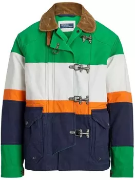 Polo Ralph Lauren куртка Cortland в стиле колор-блок, зеленый