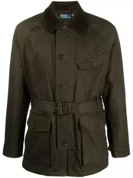 Polo Ralph Lauren куртка Preston с поясом, зеленый