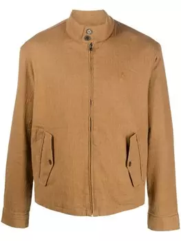 Polo Ralph Lauren куртка-рубашка с воротником-стойкой, коричневый