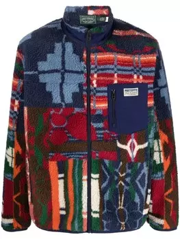 Polo Ralph Lauren куртка с графичным принтом, синий