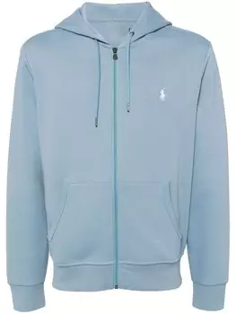 Polo Ralph Lauren куртка с капюшоном и логотипом Polo Pony, синий