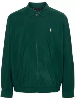 Polo Ralph Lauren куртка с вышивкой Polo Pony, зеленый
