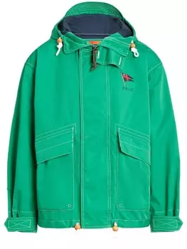 Polo Ralph Lauren куртка Truro с капюшоном и логотипом, зеленый
