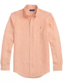 Polo Ralph Lauren льняная рубашка, оранжевый