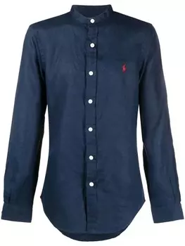 Polo Ralph Lauren льняная рубашка Polo Pony, синий