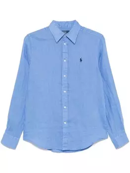 Polo Ralph Lauren льняная рубашка, синий