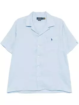 Polo Ralph Lauren льняная рубашка, синий