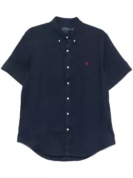 Polo Ralph Lauren льняная рубашка, синий