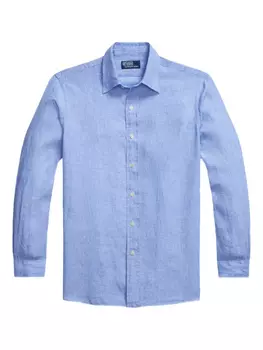 Polo Ralph Lauren льняная рубашка, синий
