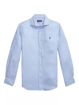 Polo Ralph Lauren льняная рубашка, синий