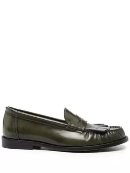 Polo Ralph Lauren лоферы с бахромой, зеленый