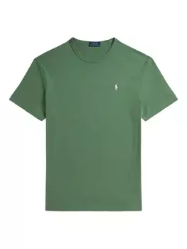 Polo Ralph Lauren logo-embroidered crew-neck Футболкаs (pack of three), зеленый