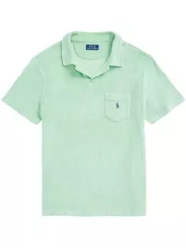 Polo Ralph Lauren махровая рубашка поло Polo Pony, зеленый